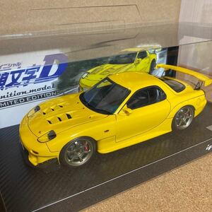 イグニッションモデル 1/18 INITIAL D Mazda RX-7 （FD3S）Yellow 【IG2868】イニシャルd イエロー 頭文字D ignitionmodel