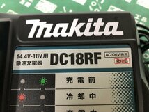 中古品 電動工具 makita マキタ 14.4v-18v急速充電器 DC18RF インパクトドライバー リチウムイオン ITUA3ODMEJJQ-①_画像2