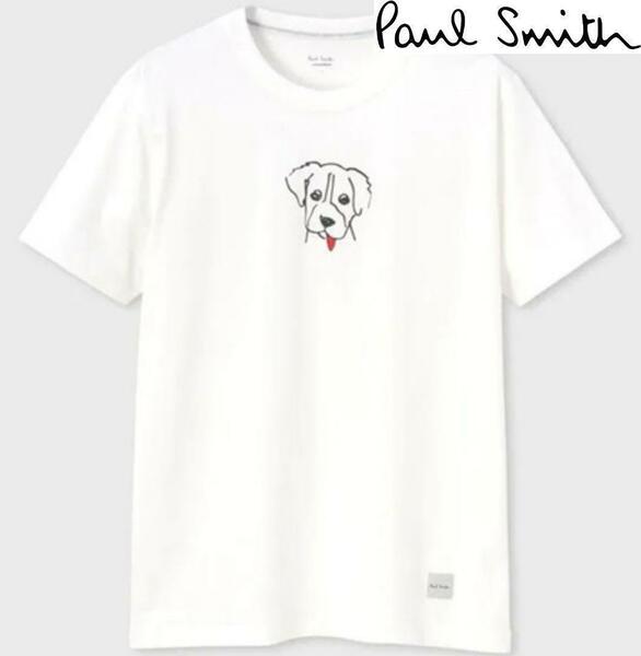 【新品タグ付き】ポールスミス 半袖Tシャツ犬 メンズM ホワイト