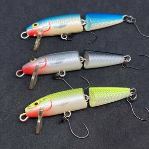 ラパラ　ジョイント　ミノー　フローティング　フローター　トラウト　エリア　RAPALA J5 J-5 3個セット　ルアー MINNOW