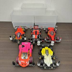 送料950円～ 現状品 TAMIYA タミヤ ミニ四駆 Avante MK2 Thunder shot 改造品 カスタム パーツ多数 5台セット まとめ