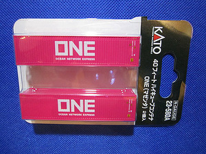 ＫＡＴＯ★【23-580A】 40フィート ハイキューブコンテナ ONE(マゼンタ) 2個入★新品未使用品