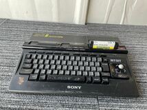 SONY MSX 2 HB-F1II 旧型PC ホームコンピューターソフト付ジャンク_画像2