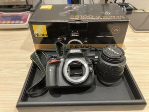 【GA19039】Nikon ニコン D5100 + AF-S DX NIKKOR 18-55mm F3.5-5.6G VR　※通電のみ確認