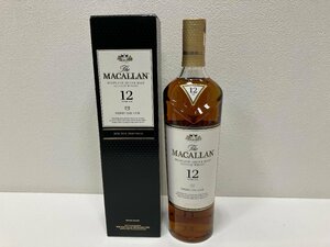 【M16524】ウイスキー　マッカラン　12年　シェリーオーク　40%　700ml　経年保管品