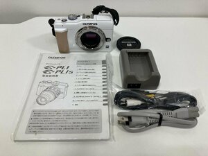 【C27815】OLYMPUS　PEN　Lite　E-PL1s　オリンパス　ペン　ライト　付属品有　通電確認済み　【中古品】　