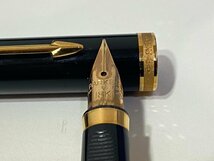 【A21612】PARKER パーカー 万年筆 ペン先F 18K 750 FRANCE MADE IN UK 筆記未確認 中古品_画像4