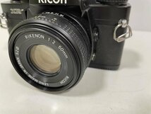 【E16337】RICOH　リコー　XR7　1:2　50mm　動作未確認　ジャンク扱い_画像7