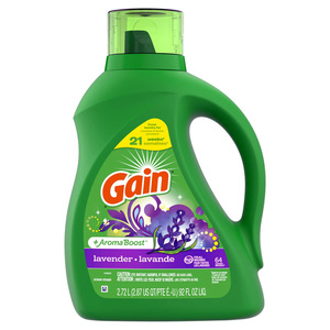 洗濯洗剤 大容量 液体 ゲイン ラベンダー 2.72L 92oz 64回分 P&G Gain 洗濯用洗剤 輸入洗剤 アメリカ製 ア