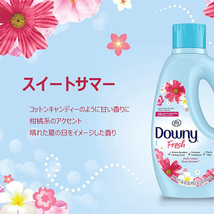 衣類用柔軟剤 ダウニー フレッシュ スイートサマー 1.48L 50oz 非濃縮タイプ Downy Sweet Summer P_画像2