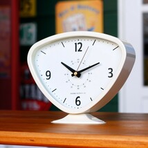 ダルトン 置き時計 Rainard Clock アイボリー K925-1257IV DULTON おしゃれ アナログ アメリカ雑貨_画像3