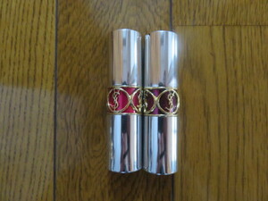 [ used ]YSL lipstick 2 pcs set silver 