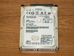 ★ 320GB ★ HITACHI 【 HTS543232A7A384 】 薄型7mm厚　良品 ★YBP