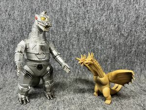 バンダイ BANDAI ソフビ怪獣 まとめセット 人形 当時物玩具ビンテージ メカゴジラ 1983 キングギドラ 東宝