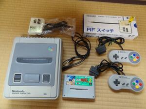 Nintendo　任天堂　スーパーファミコン　SHVC-001　ソフト1本　ACアダプター付