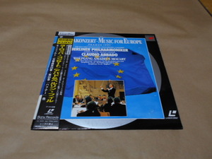 LD　ヨーロッパ・コンサート／アバド＆ベルリン・フィル　モーツアルト：交響曲第２９番・第３５番　ハフナー他