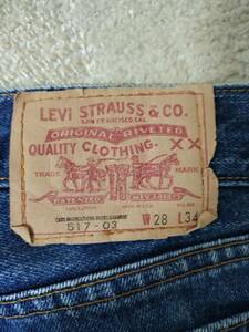 Levis 517 W28