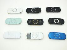 n2165 【ジャンク】 SONY ソニー PlayStation Portable プレイステーション・ポータブル まとめ 9台セット PSP 本体のみ [035-231112]_画像2