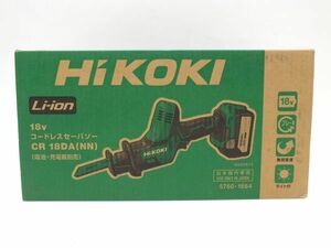 n2175 【未使用】 HiKOKI ハイコーキ 18V 50mm コードレスセーバソー CR18DA （NN） [098-231112]