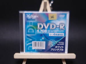 【新品未使用保管品】26.XDiSK　DVD-R 4.7GB 1-4倍速対応　ホワイトプリンタブル　1枚　未開封・未使用　　★I2