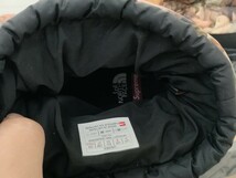 【美中古 サイズ27】Supreme The North Face Nuptse Bootie Leaves ヌプシブーティ カモフラ 枯葉 シュプリーム ノースフェイス コラボ_画像4