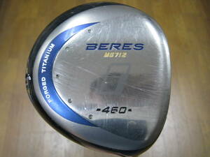 中古ホンマ　ＢＥＲＥＳ　ベレス　ＭＧ７１２　４６０　ＤＷ　９．０°　ＡＲＭＡＲＱ　Ｂ４９　カーボンシャフト　Ｒ