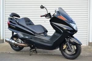 ☆マジェスティ250C　SG03Ｊ　　黒　　カスタムマフラー　実働/書付!　☆売切り!