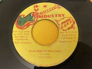 TONY FORD / MONEY MAKE THE MARE GALLOP ROOTS REGGAE 45 レア盤　試聴