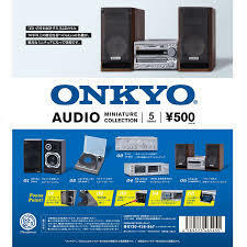 ◆ONKYO (オンキヨー) オーディオ ミニチュアコレクション◆全5種セット　ガチャ　カプセルトイ　ケンエレファント