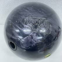 STORM CODE BLACK ストーム コードブラック 15ポンド ボウリング ポリッシュ済 スイッチ加工済 濃紫 ボール_画像1