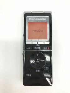 【21616】Panasonic パナソニック ICレコーダー ブラック RR-XS450 通電確認済 動作未確認 中古 経年保管 ジャンク 定形外 クリックポスト