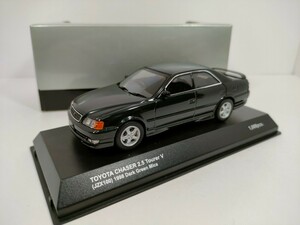 中古品 1/43 トヨタ チェイサー 2.5 Tourer V JZX100 1998 ダークグリーン