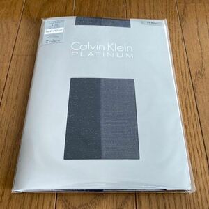  new goods unused Calvin Klein stockings bread -stroke dark sapphire Kirakira lame brilliant L~LL large size wedding party 