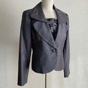  both sides possible to use . present . attaching * ultimate beautiful goods Ichinomiya fiber Noah -ju shawl color jacket gray ju11 number lady's Mrs. wedding / suit outer garment 