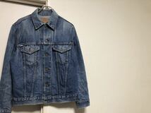 70s80sヴィンテージ MADE IN CANADAカナダ製リーバイス75505-0217デニムジャケットジージャンsize40_画像1