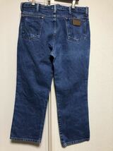 90sヴィンテージ MADE IN MEXICOメキシコ製Wrangler ラングラー936PWDデニムパンツW36実測W92cmL66cm_画像5