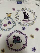 5月までセール！アナスイミニANNA SUI mini☆サイズ120☆110くらいから☆長袖Tシャツ　ロンT☆ブルーグリーン☆検メゾピアノファミリア_画像4