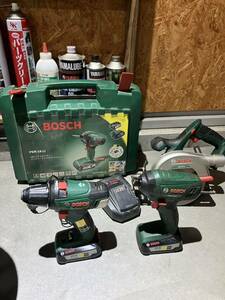 インパクトドライバ ー　電動工具 ボッシュ　BOSCH 18V ドリル　丸鋸　丸のこ