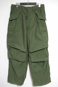 z11260:winfield製M-65 OD フィールドパンツTROUSERS,COLD WEATHER,COTTON AND NYLON,WIND RESISTANT SATEEN OLIVE GREEN,ARMY SHADE 107