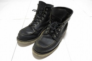 Z11232:REDWING(レッドウイング)9075 アイリッシュセッター ブーツ/黒/USA 8.5D