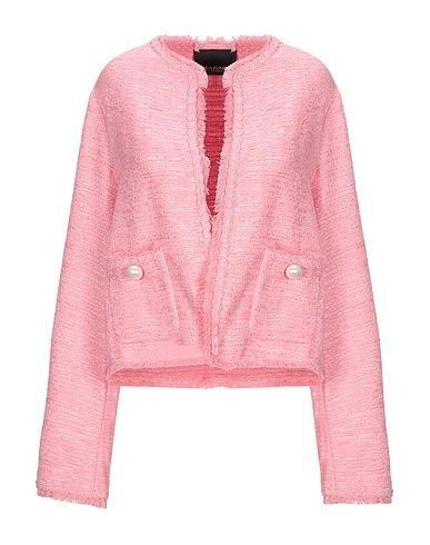 【新品】未使用タグ付 ERMANNO DI ERMANNO SCERVINO★ コットン100 真珠ディナーツイードジャケット★42 11号 自然派上質