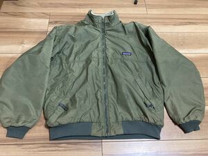 patagonia パタゴニア p6 シェルドシンチラジャケット　ナイロンジャケット ２０１０年製 カーキグリーン　コスタリカ製　Ｍサイズ