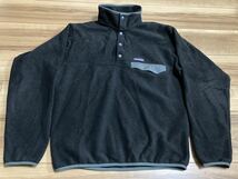 patagonia パタゴニア p6 ライトウエィトシンチラスナップt フリースジャケット ２０２１年製 ＢＦＯ　ブラック　Ｓサイズ　古着_画像1