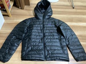 patagonia パタゴニア p6 ダウンセーター　フルジップフーディー　２０１２年製　ブラック　Ｓサイズ　ヴィンテージ