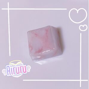 ピンク大理石風 PCキーキャップ
