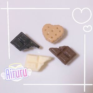 PCキーキャップ お菓子 チョコクッキー 4個セット