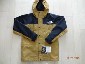 THE NORTH FACE マウンテンライトジャケット メンズ NP11834　BK　ブリティッシュカーキ　サイズS　ゴアテックス