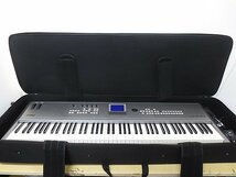 ∞ YAMAHA ヤマハ MUSIC SYNTHESIZER MM8 ミュージックシンセサイザー GATOR 88鍵用キーボードケース付 現状品 □H8_画像1