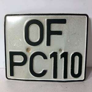 #202 ナンバープレート OFPC110 ヨーロッパクラシック エンジェルナンバー ラッキーナンバー インテリア　アート　レトロ　送料無料！ 