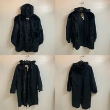 HELMUT LANG ヘルムートラング RE-EDITION 1998 BLACK HOODED PARKA モッズコート ファーライナー付 BLACK XS(M〜L位) タグ付 アーカイブ_画像6